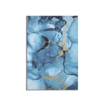Stampa dipinta blu rey cm 80x3x120