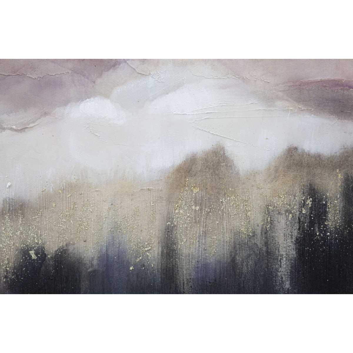 Dipinto su tela pink mountain cm 80x2,7x60