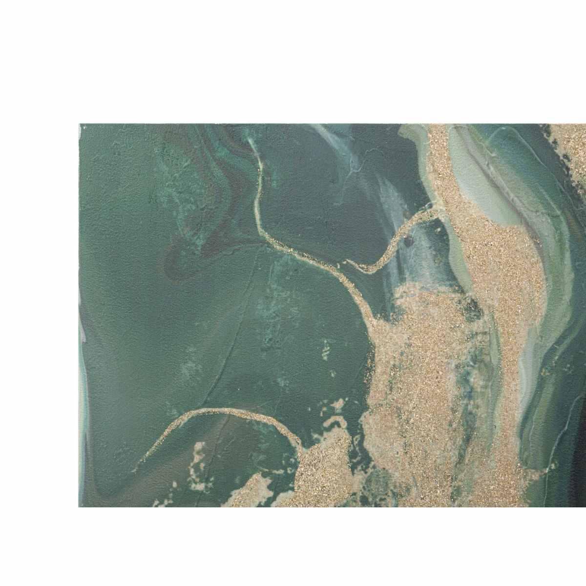Dipinto su tela greenery cm 80x2,8x100
