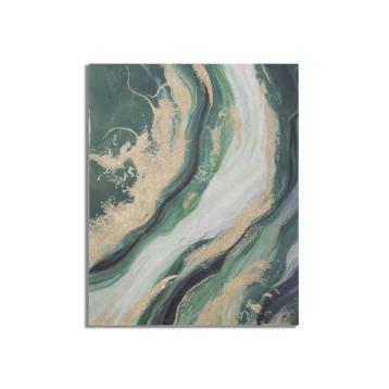 Dipinto su tela greenery cm 80x2,8x100