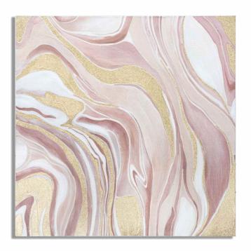 Dipinto su tela pinkly cm 80x2,8x80