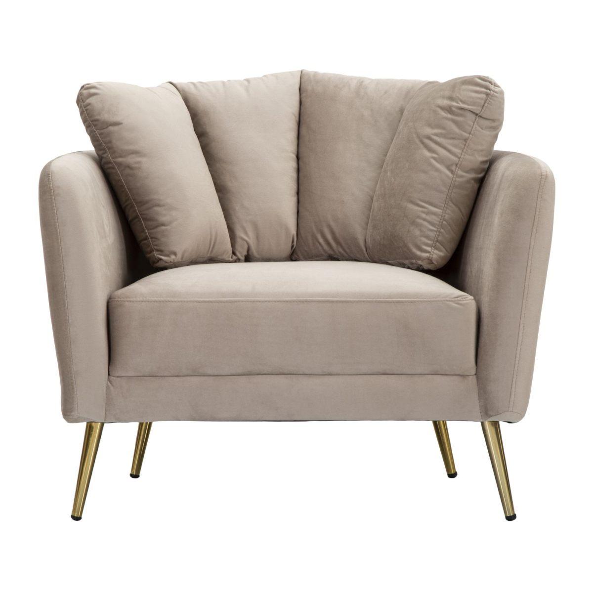Poltrona kiev grigia cm 88x77x74