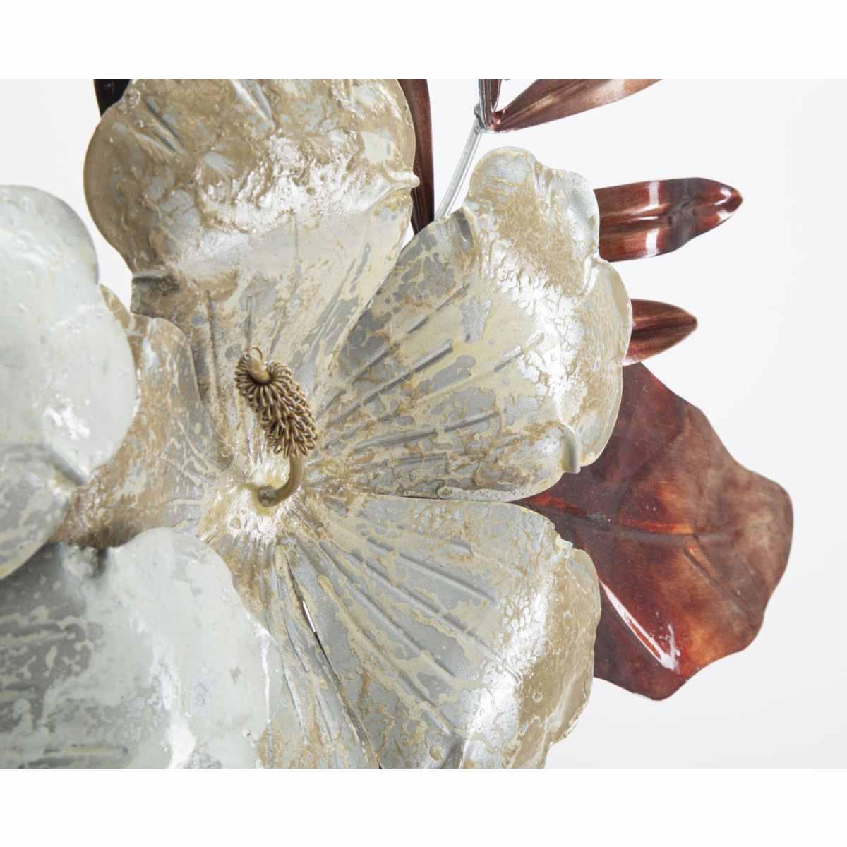Pannello in ferro bouquet cm 83x8,5x55