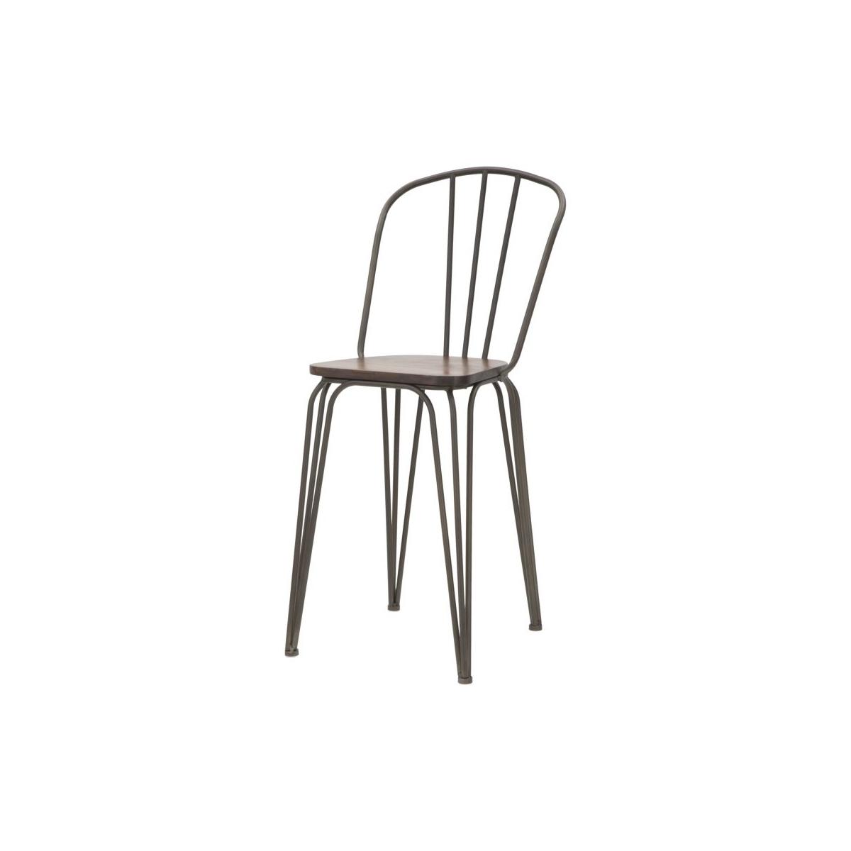 Sedia bar harlem 54x45x102 set 2pz (altezza seduta cm 61)