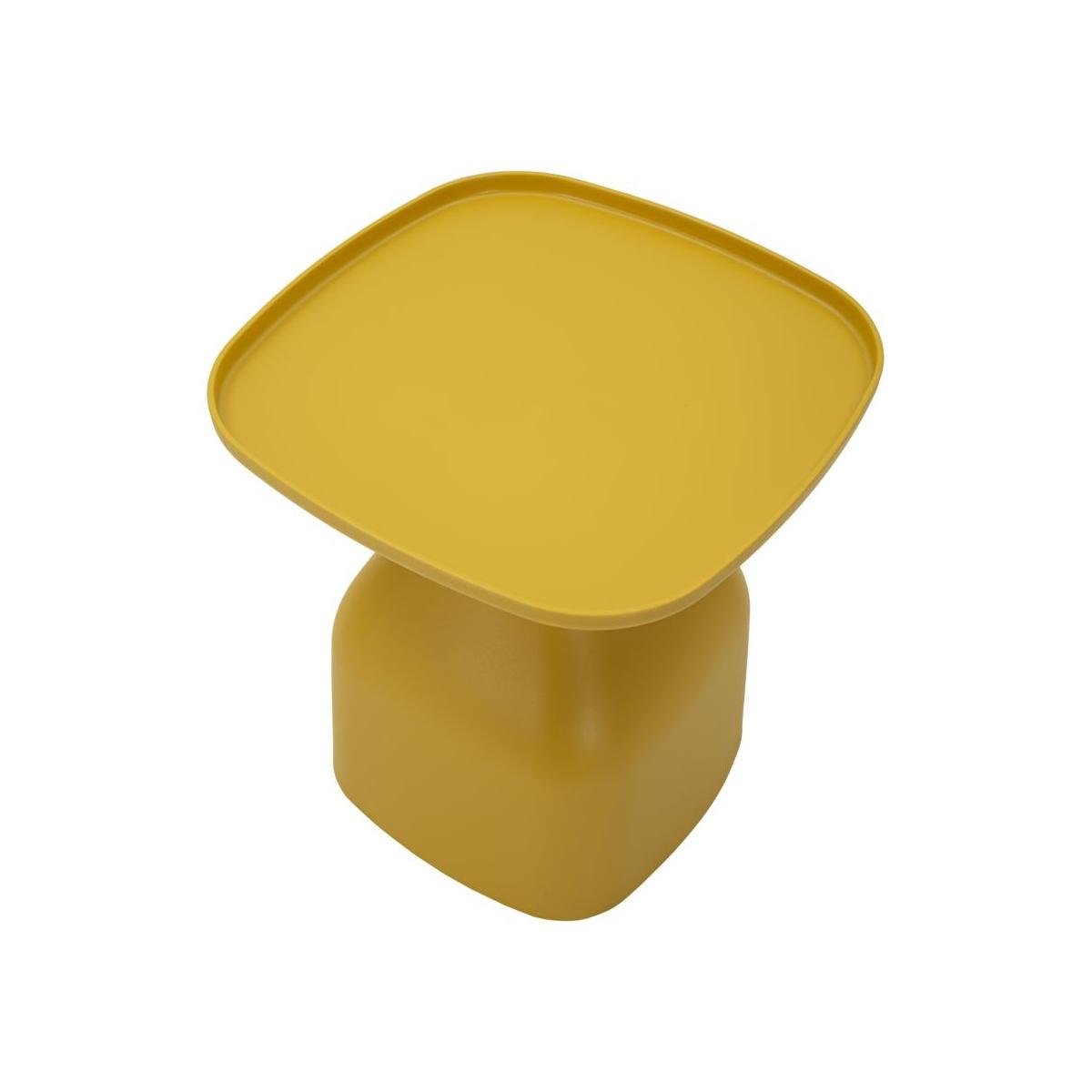 Tavolinetto gea giallo cm 48x48x50