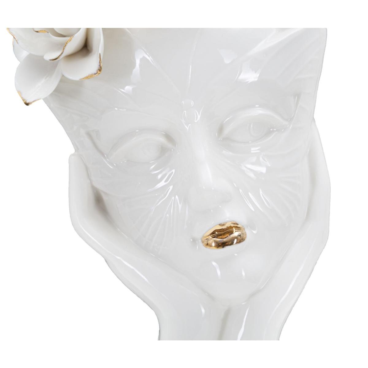 Vaso woman mask cm 16,5x14x27,3