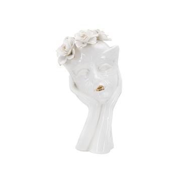 Vaso woman mask cm 16,5x14x27,3