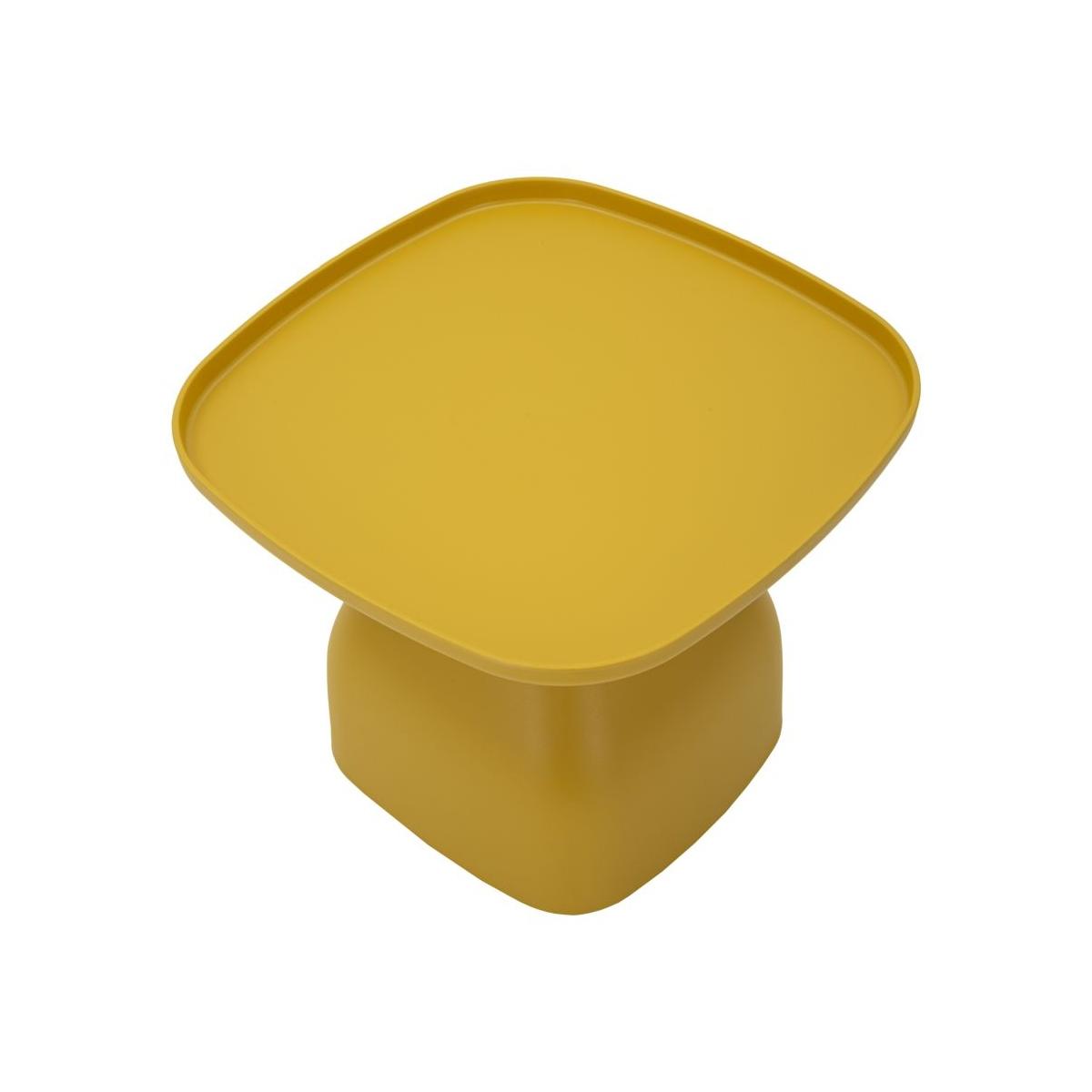 Tavolinetto gea giallo cm 48x48x38