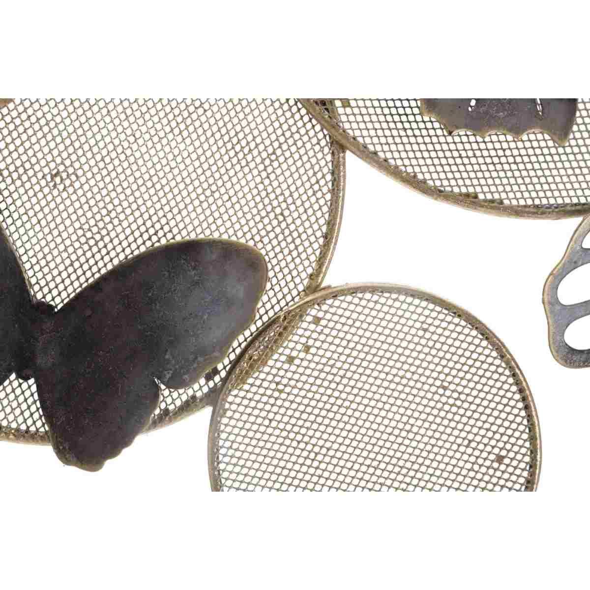 Pannello in ferro butterfly dark cm 66x5x38