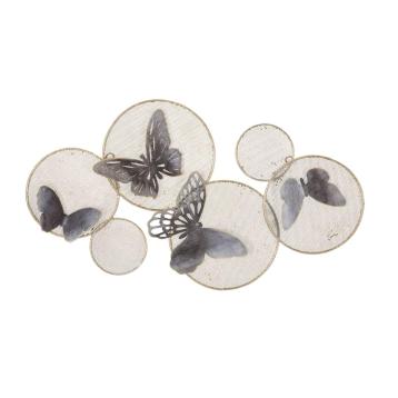 Pannello in ferro butterfly dark cm 66x5x38