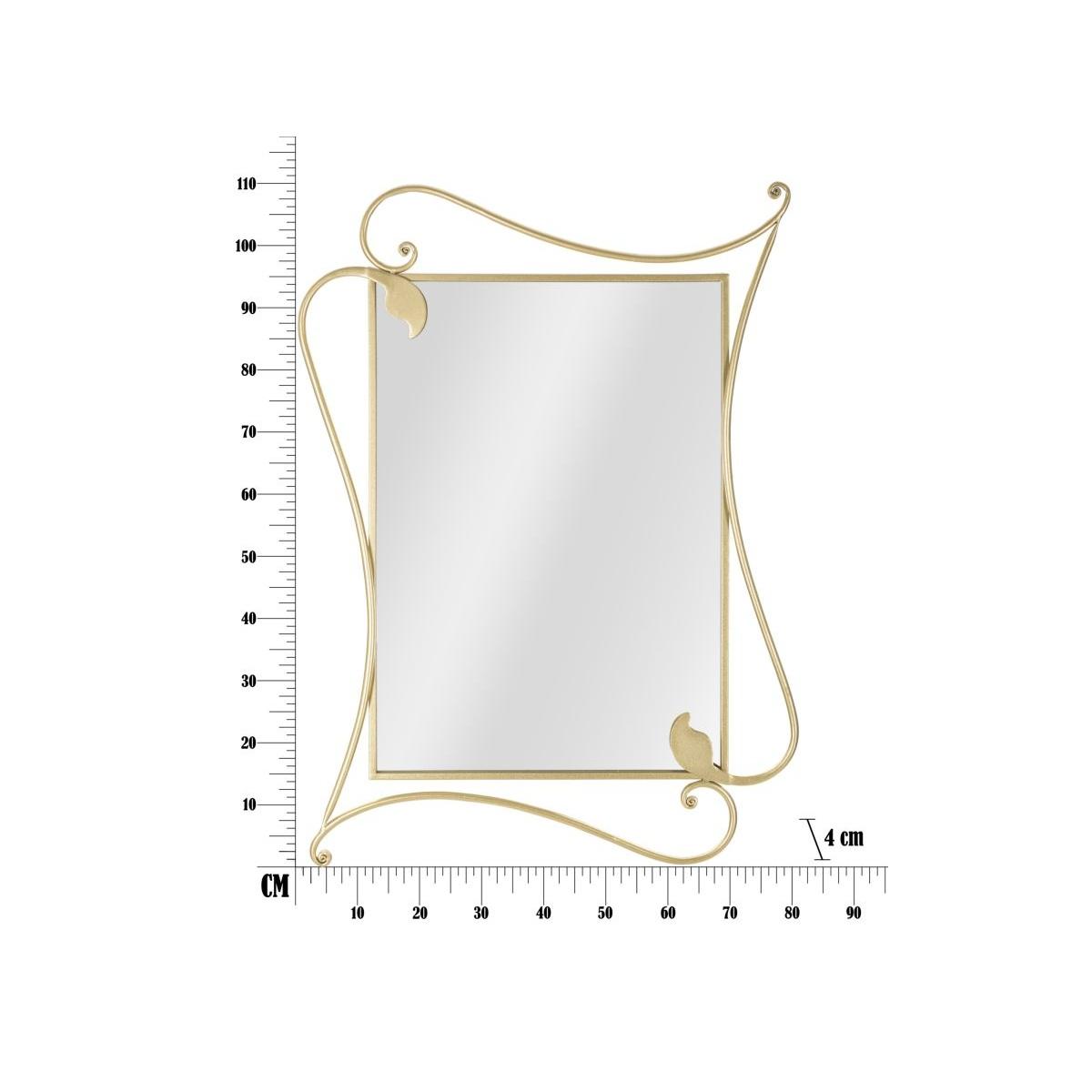 Specchio petal cm 80x4x110 (misura interna cm 56x79)