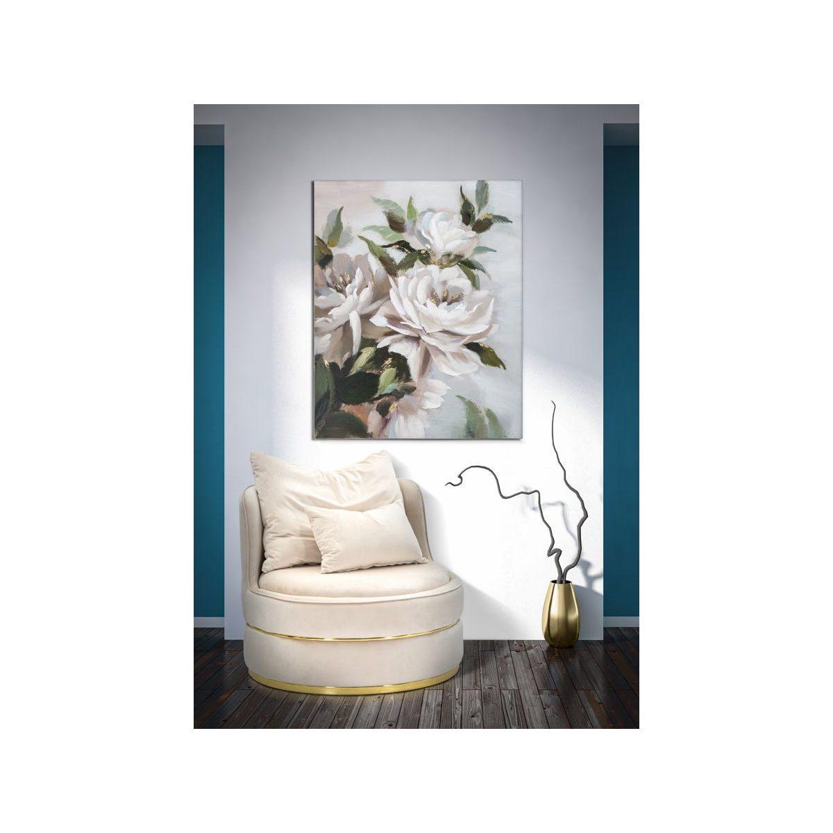 Dipinto su tela flower&leaf cm 80x3,7x100