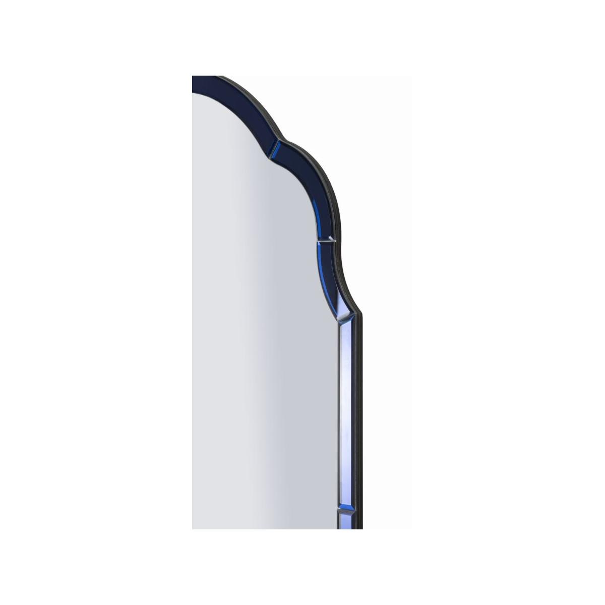 Specchio da muro tangeri blu cm 62x1x100 (misura specchio cm 55x94)
