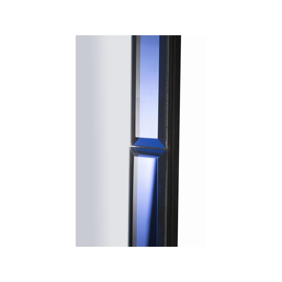 Specchio da muro tangeri blu cm 62x1x100 (misura specchio cm 55x94)