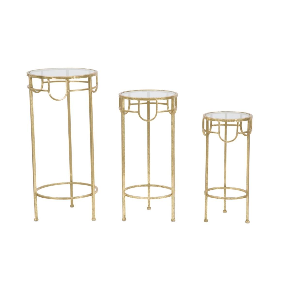 P/telefono gold set 3 pz cm Ø 33x70-28x60-23x50 <br>