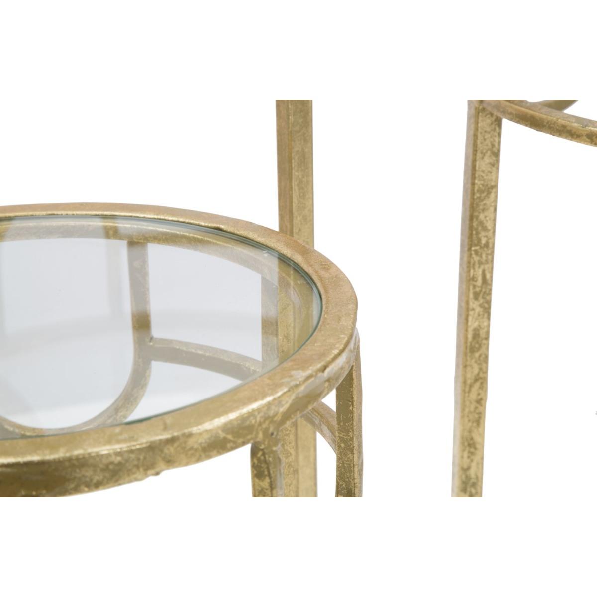 P/telefono gold set 3 pz cm Ø 33x70-28x60-23x50 <br>