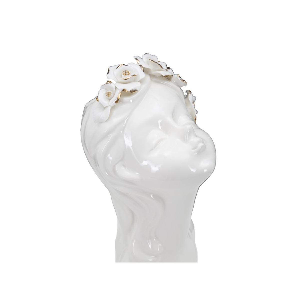 Vaso young lady roses cm 10x14x26