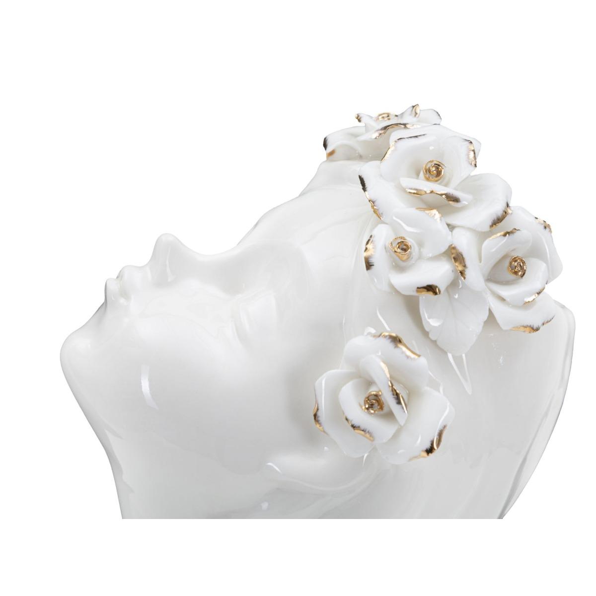 Vaso young lady roses cm 10x14x26