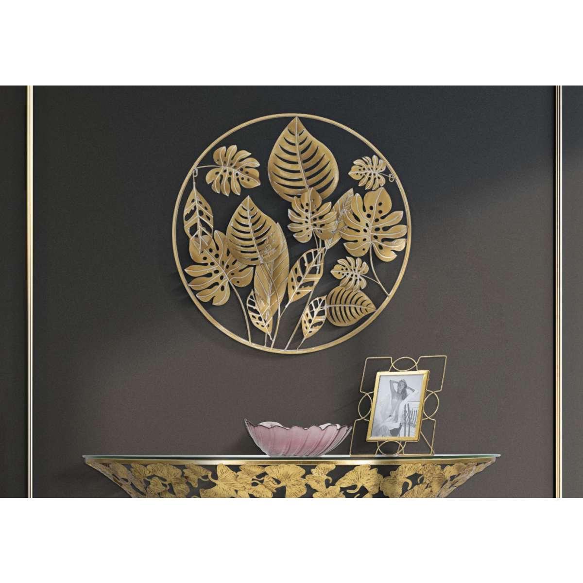 Pannello in ferro jungle round cm Ø 80x6.5