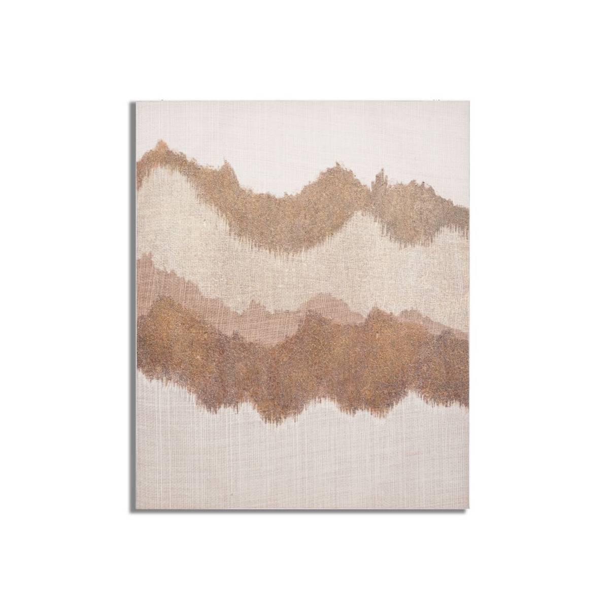 Dipinto su tela browny cm 80x3,7x100