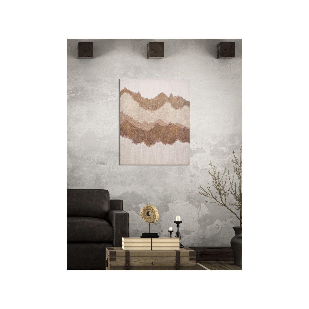 Dipinto su tela browny cm 80x3,7x100