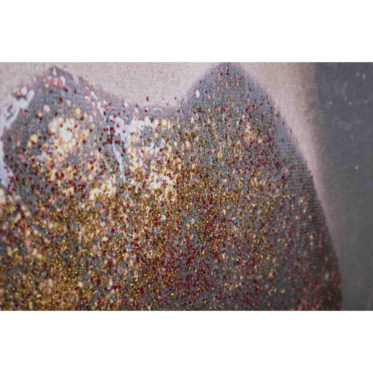 Stampa su tela beautiful lips cm 120x3,8x80