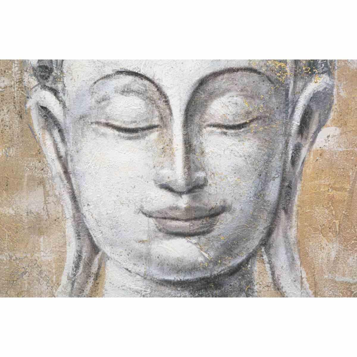 Dipinto su tela buddha light -b- cm 80x3x120