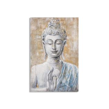 Dipinto su tela buddha light -b- cm 80x3x120