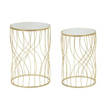 Tavolinetti ligne coppia cm Ø 38x55-33x50