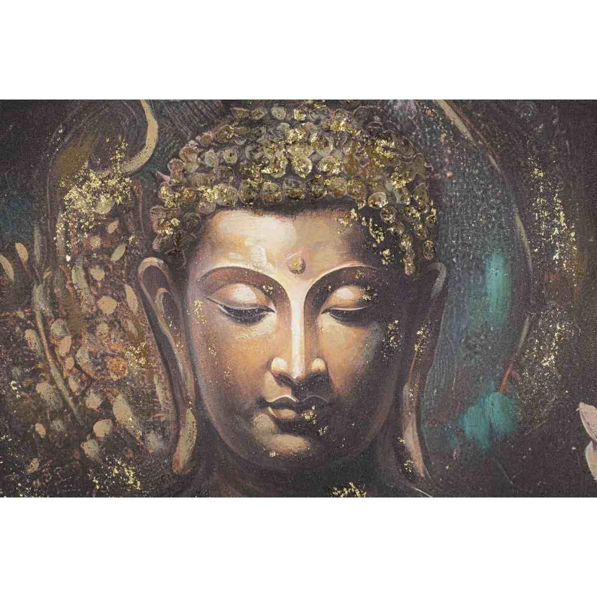 Dipinto su tela buddha -a- cm 100x3x100