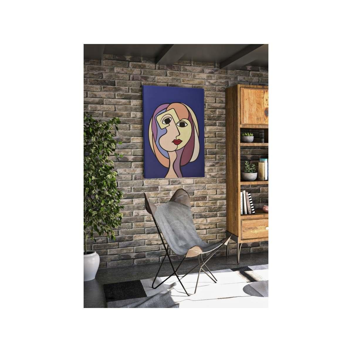 Stampa dipinta double faces large -a- cm 80x3x120