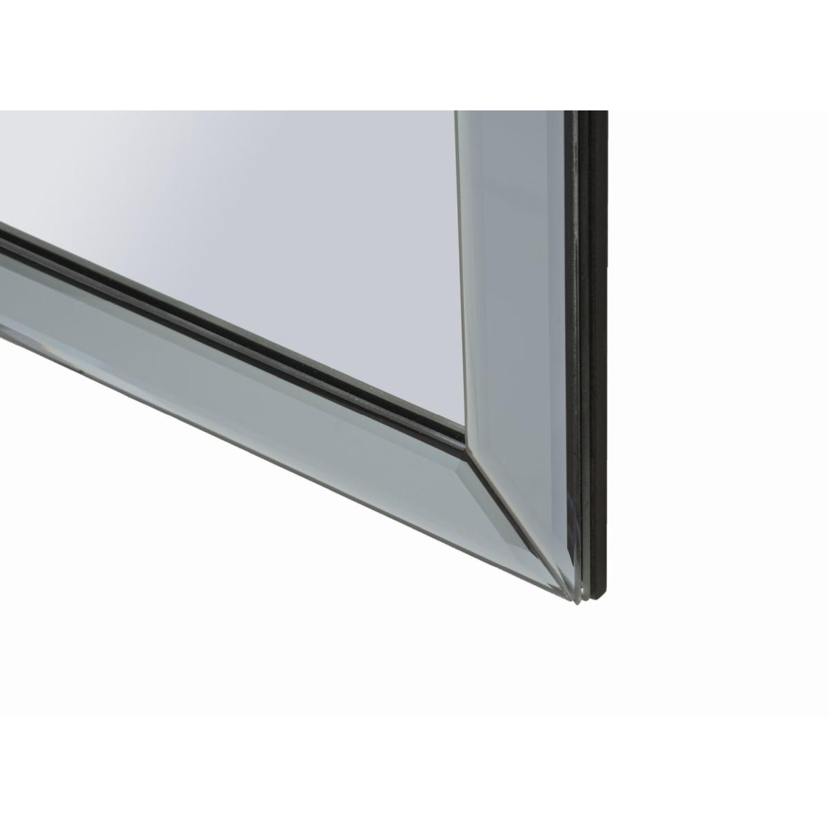 Specchio da muro ankara grigio cm 85x1x100 (misura specchio cm 78x93)