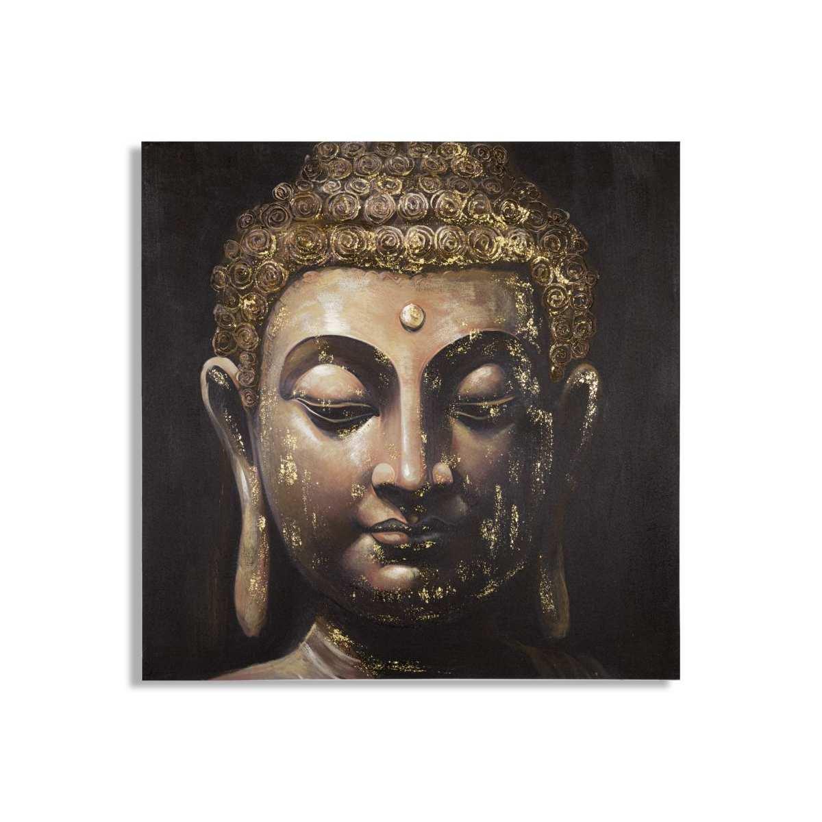 Dipinto su tela buddha -b- cm 100x3x100