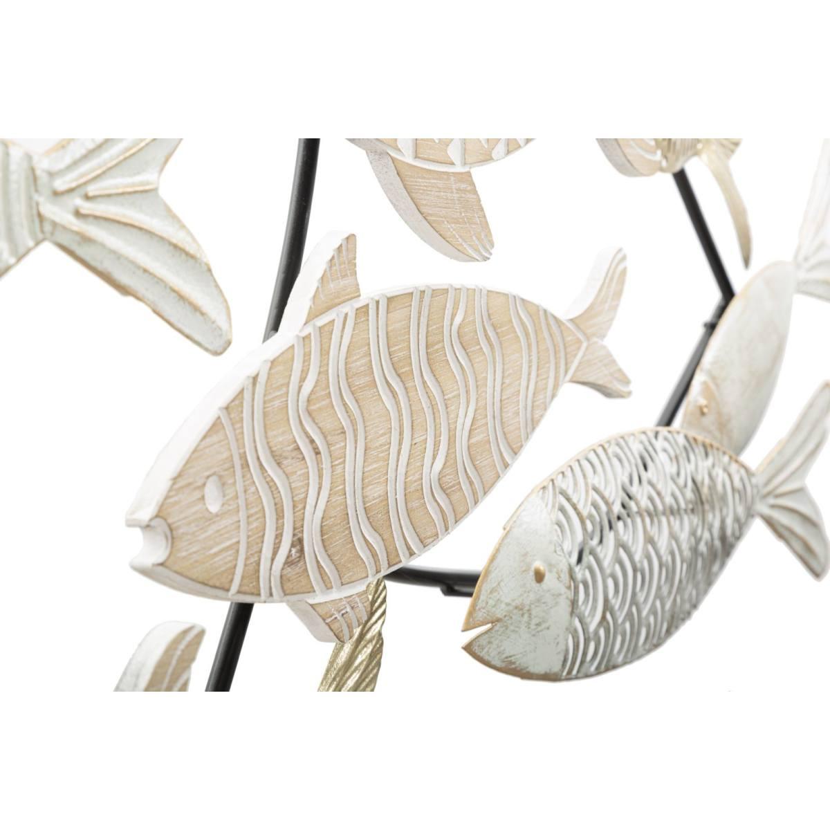 Pannello in ferro fishy cm 118x5,7x46,4