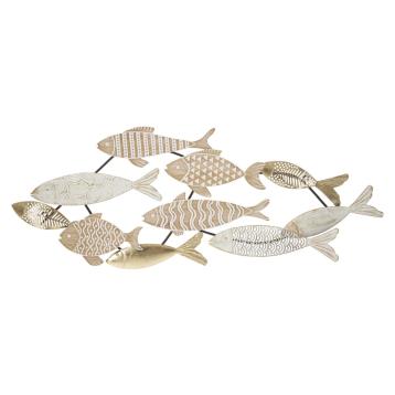 Pannello in ferro fishy cm 118x5,7x46,4