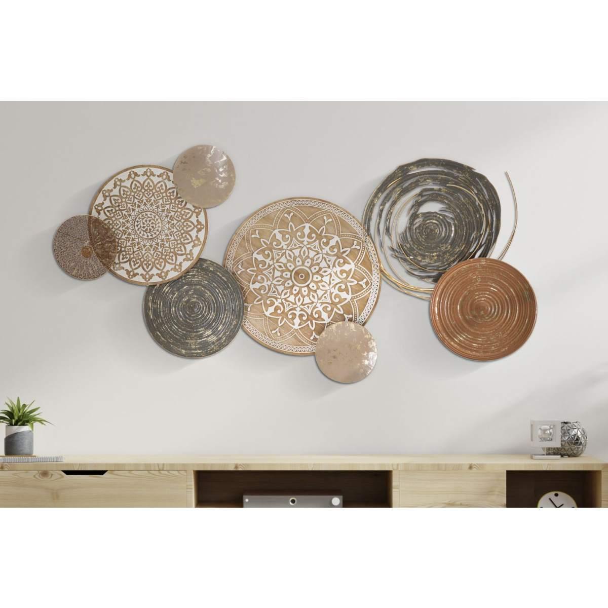 Pannello in ferro boho cm 167,6x8,9x80,6
