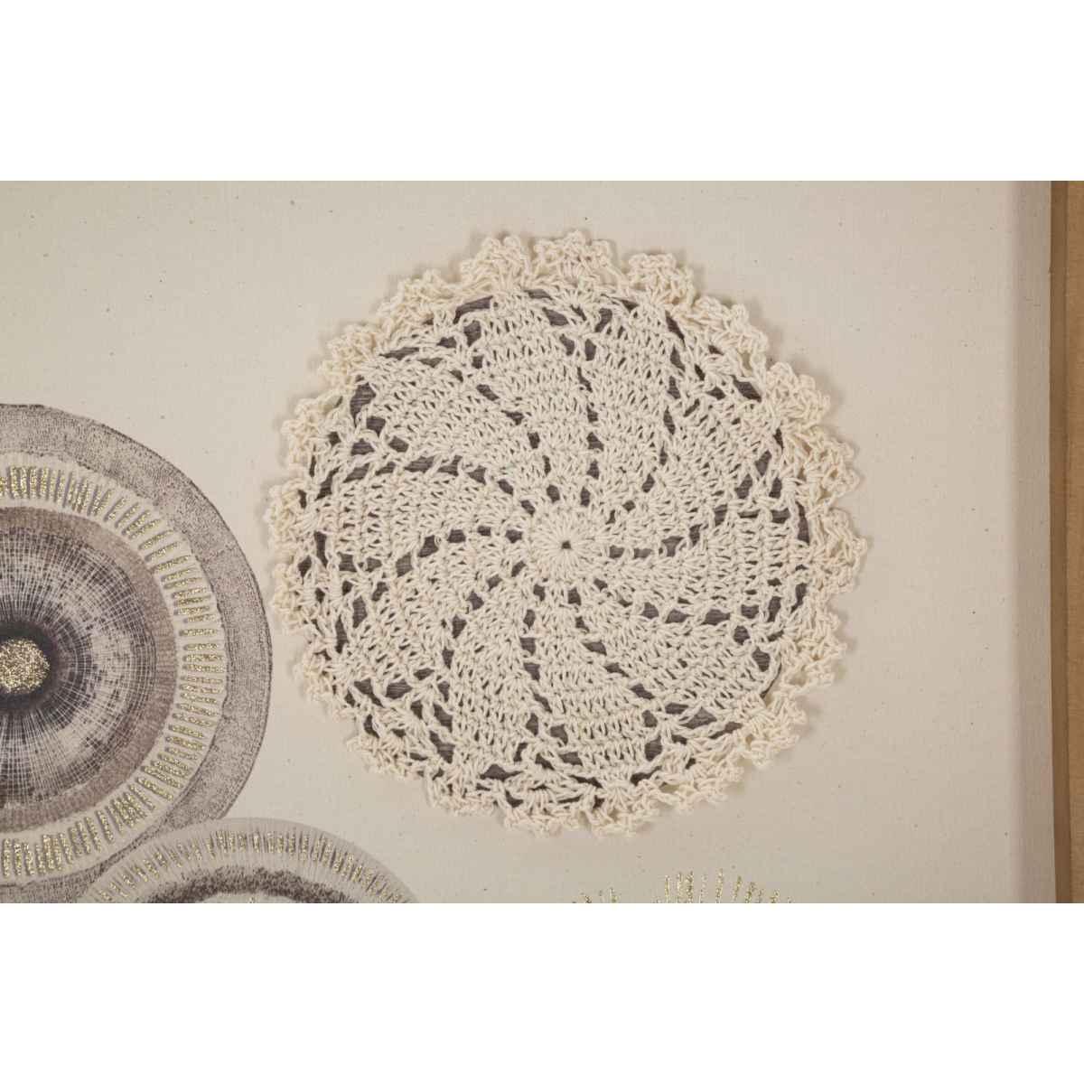 Pannello c/cornice circly c/inserti cm 45x3,2x60