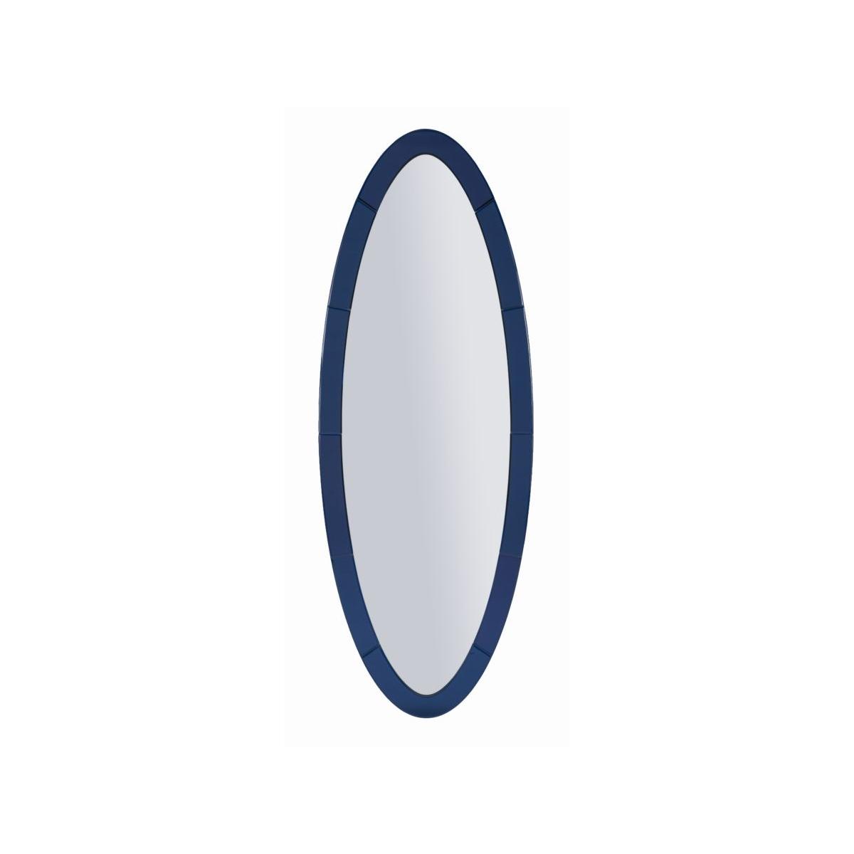 Specchio da muro amman blu cm 55x2x150 (misura specchio cm 42,5x137,5)