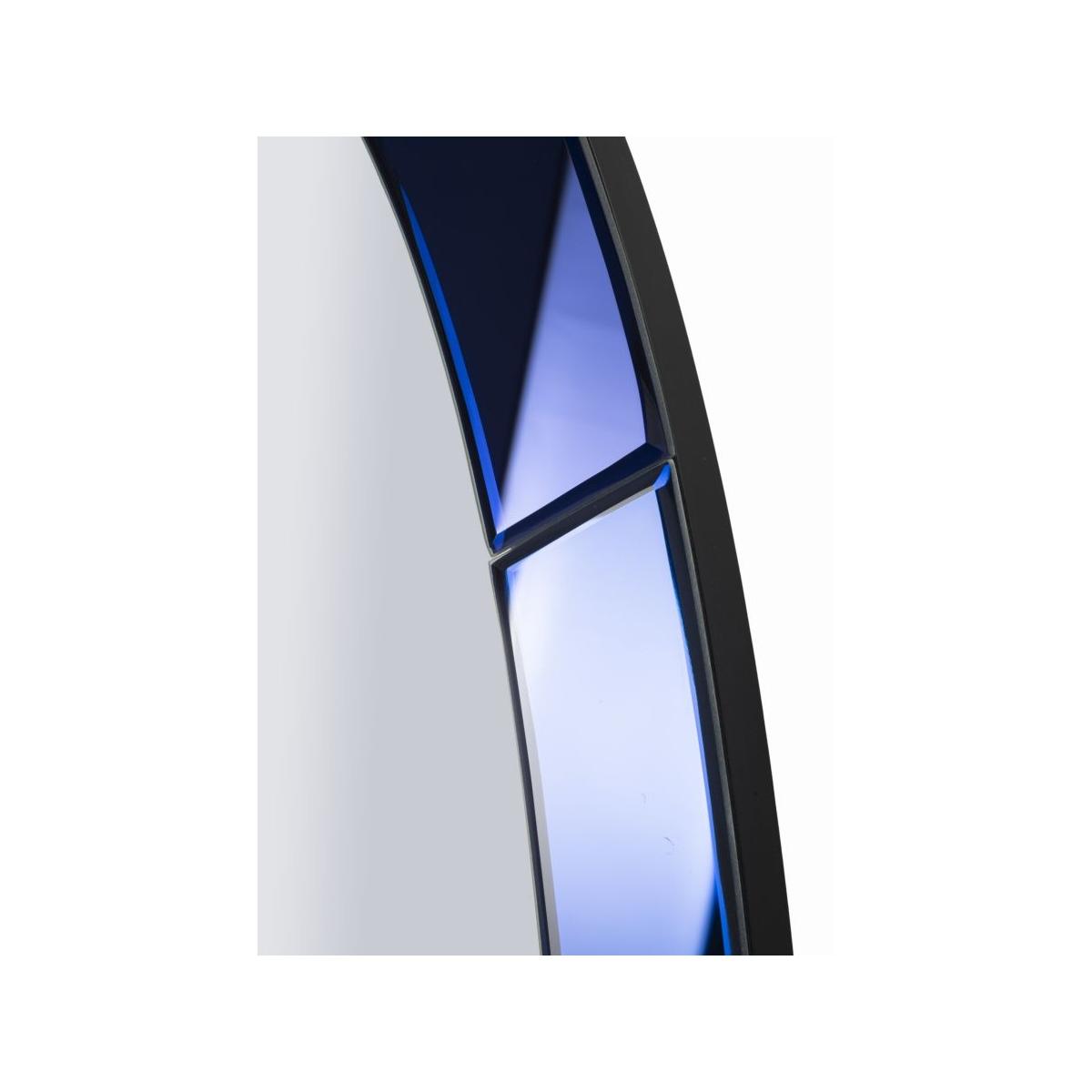 Specchio da muro amman blu cm 55x2x150 (misura specchio cm 42,5x137,5)