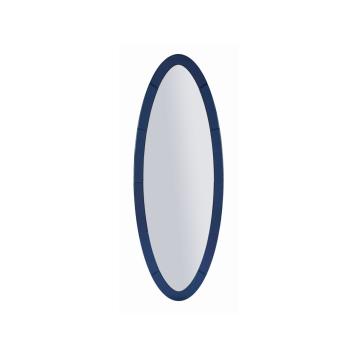 Specchio da muro amman blu cm 55x2x150 (misura specchio cm 42,5x137,5)