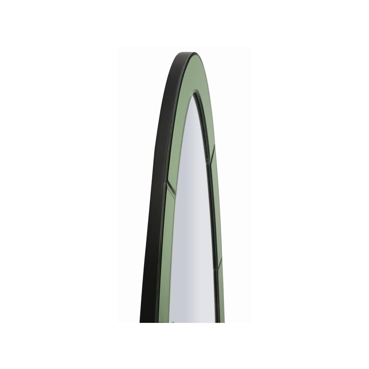 Specchio da muro amman verde cm 55x2x150 (misura specchio cm 42,5x137,5)