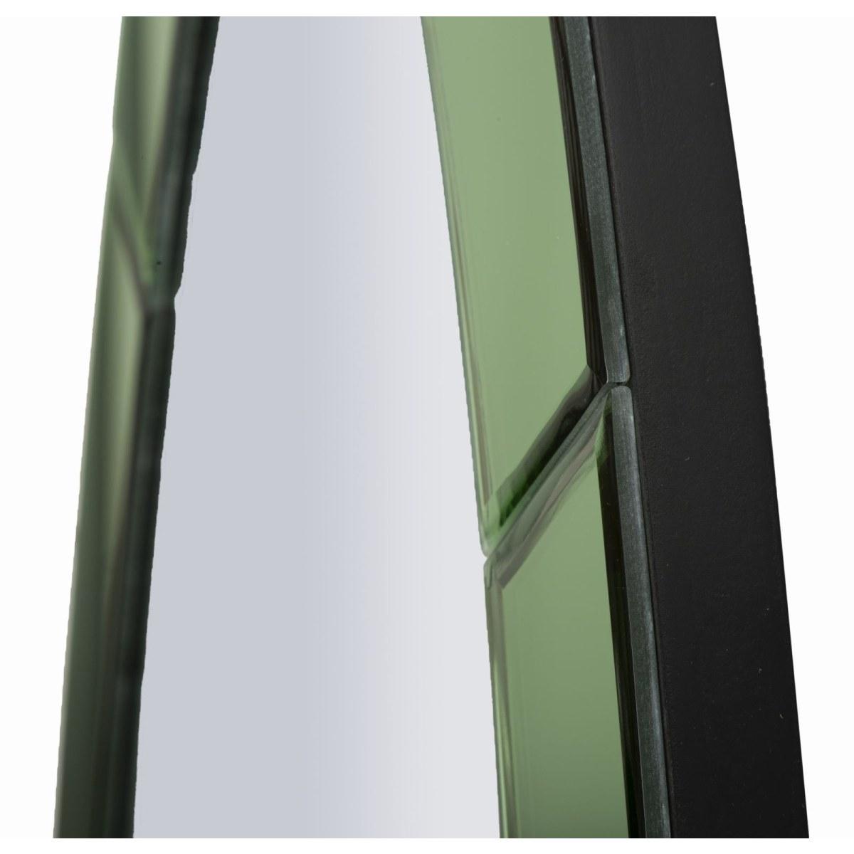 Specchio da muro amman verde cm 55x2x150 (misura specchio cm 42,5x137,5)