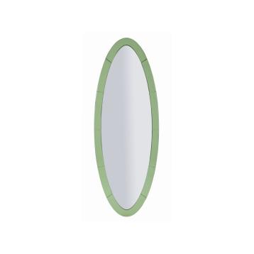 Specchio da muro amman verde cm 55x2x150 (misura specchio cm 42,5x137,5)