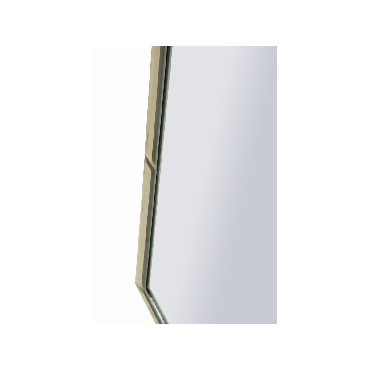 Specchio da muro baku oro cm 55x2x150 (misura specchio cm 49x144)