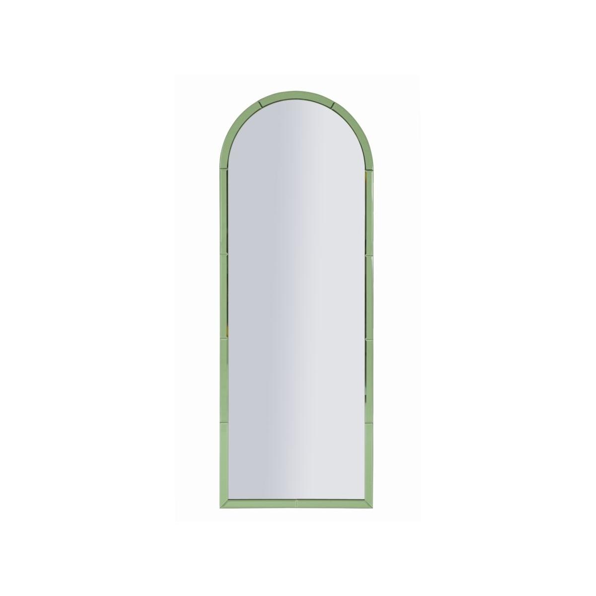 Specchio da muro baku verde cm 55x2x150 (misura specchio cm 49x144)
