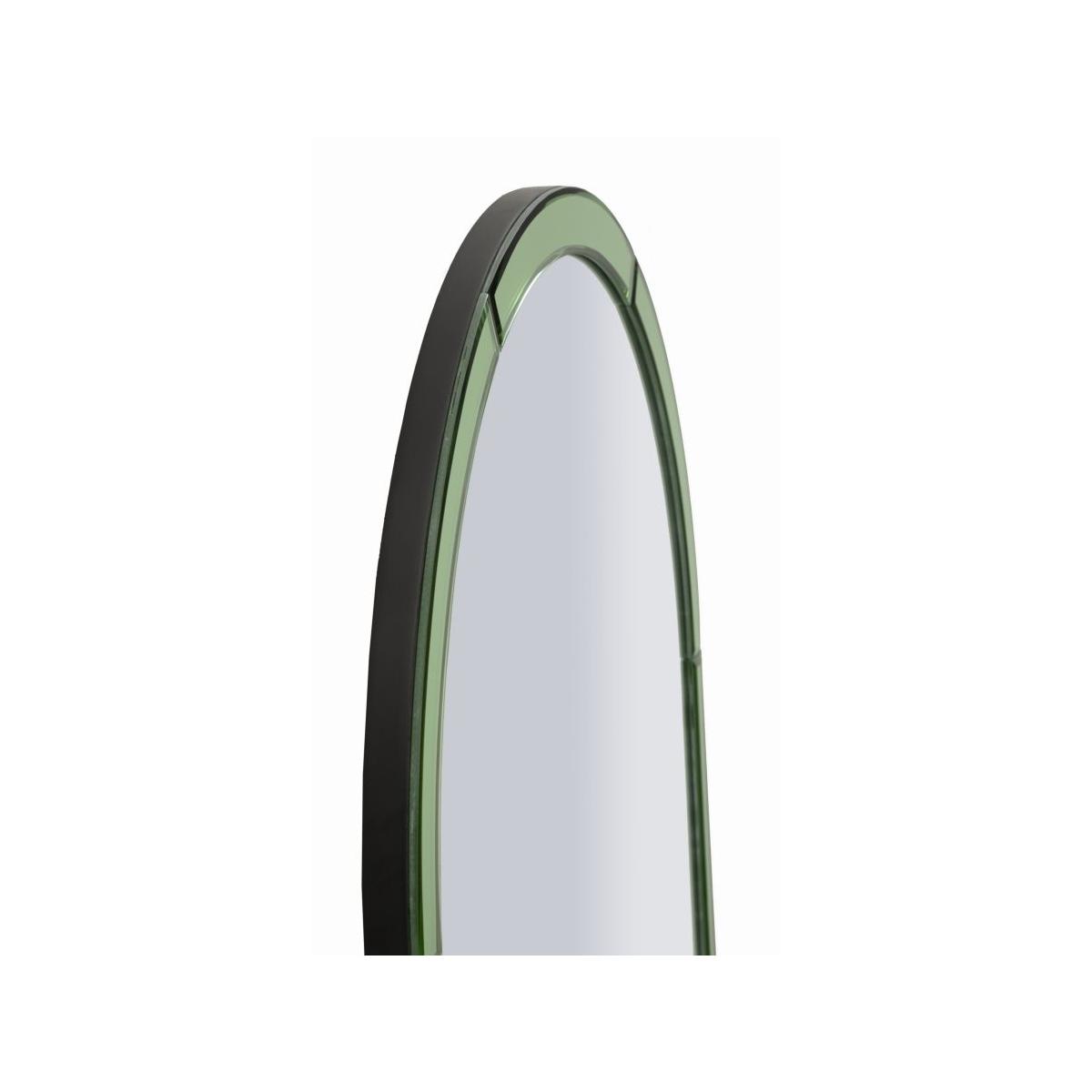 Specchio da muro baku verde cm 55x2x150 (misura specchio cm 49x144)