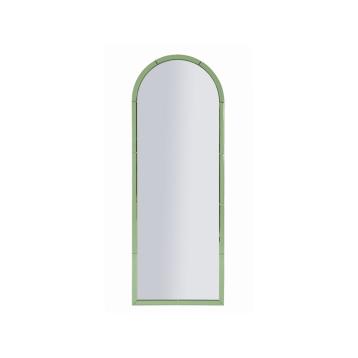 Specchio da muro baku verde cm 55x2x150 (misura specchio cm 49x144)