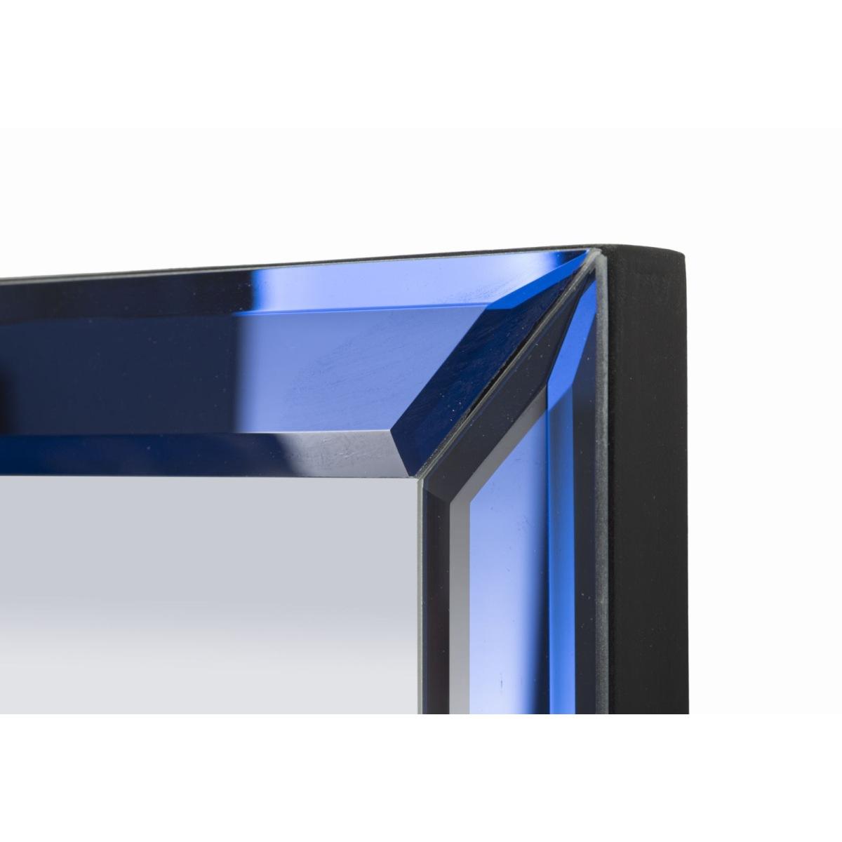 Specchio da muro riyad blu cm 55x2x150 (misura specchio cm 49x143,5)