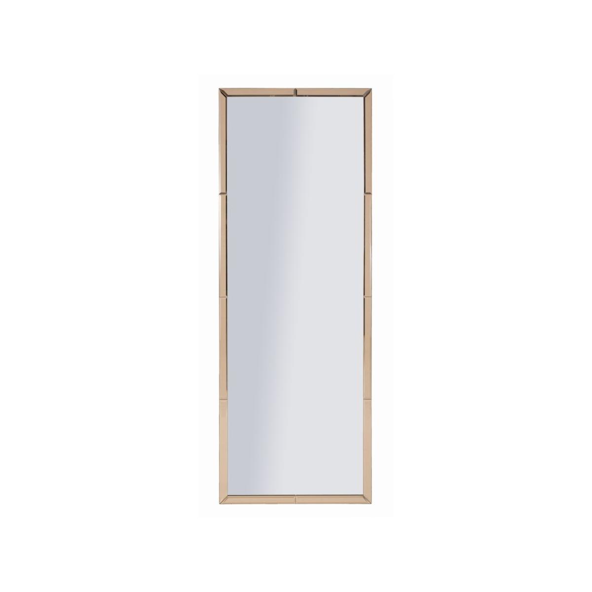 Specchio da muro riyad rosa cm 55x2x150 (misura specchio cm 49x143,5)