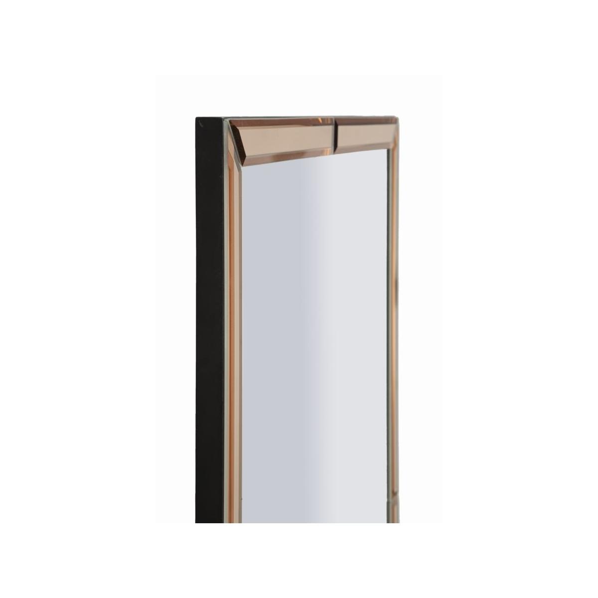 Specchio da muro riyad rosa cm 55x2x150 (misura specchio cm 49x143,5)